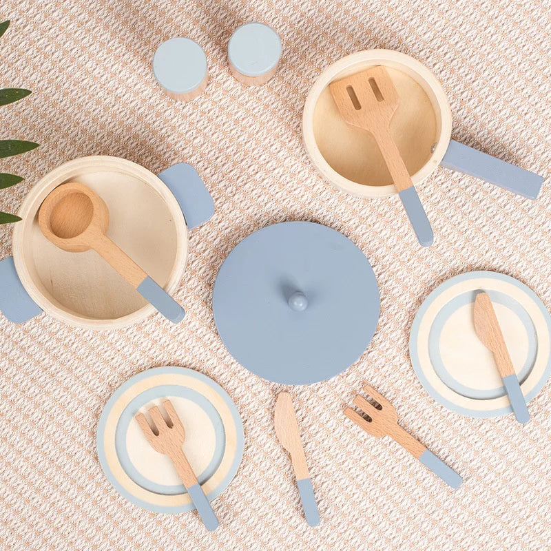 MiniCook Set – Accessoires Cuisine en Bois pour Enfants