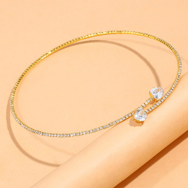 Collier Ras de Cou Zirconia Scintillant - Glamour