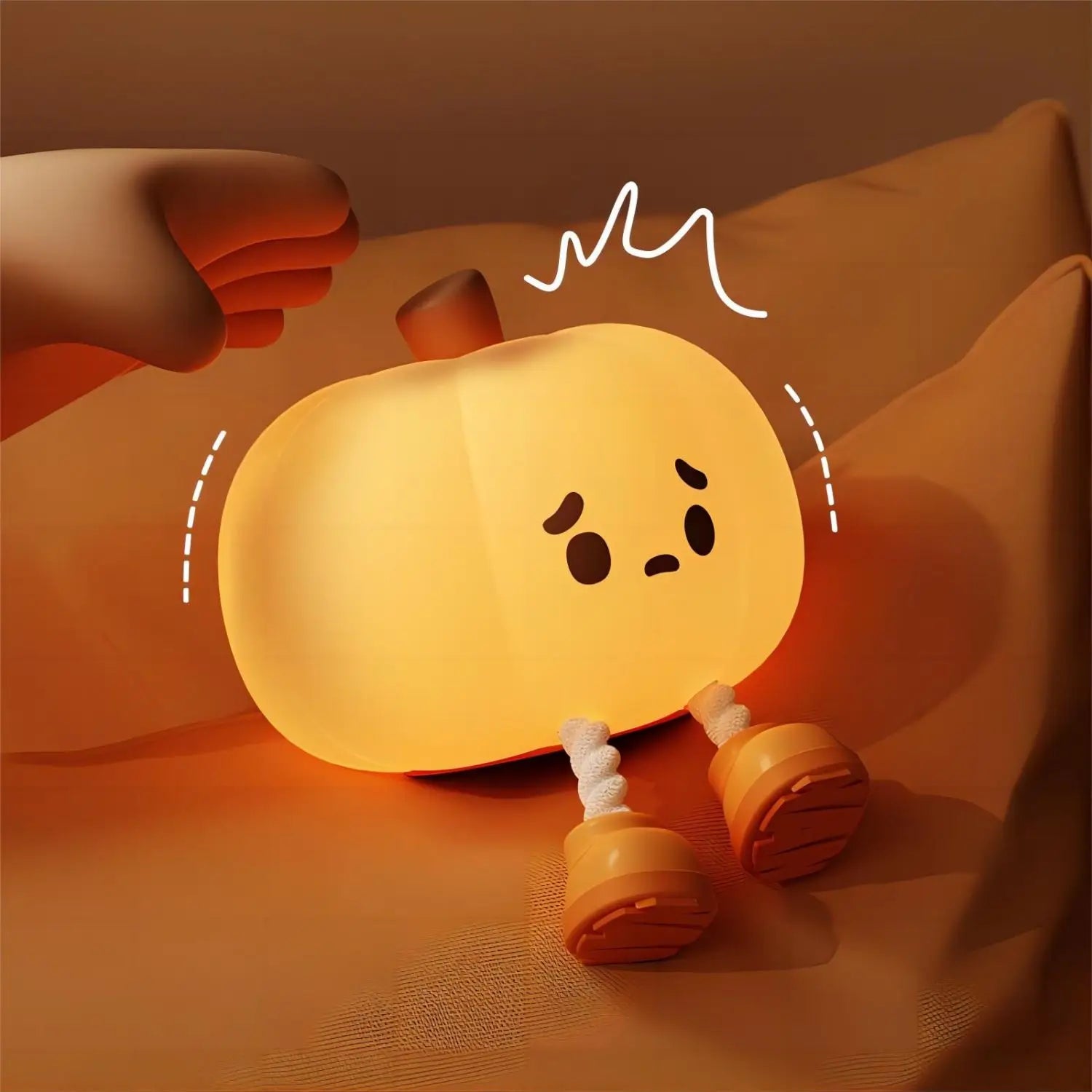 GlowPumpkin Light - Veilleuse Citrouille Lumière Douce