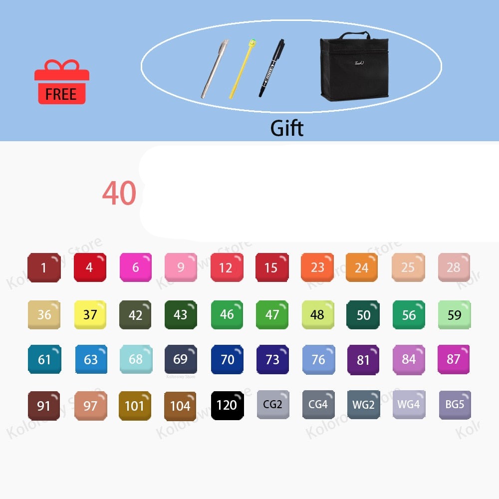 MangaBlend - Marqueurs Couleurs Professionnels