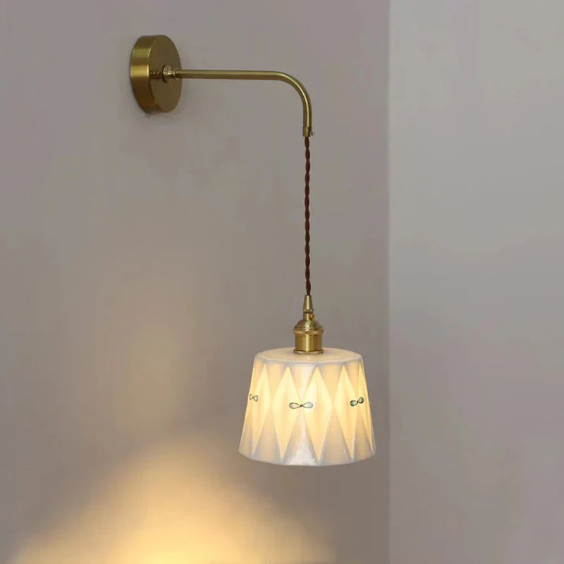 ZenGlow Light - Applique Murale Japonaise Rétro avec Interrupteur