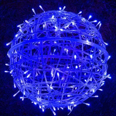 Sphere - Guirlande lumineuse en rotin pour fêtes et décoration élégante