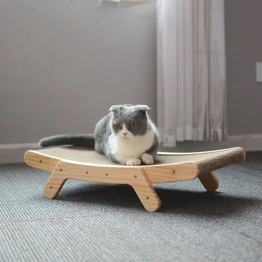 Smatch - Griffoir Chat Design Minimaliste Bois