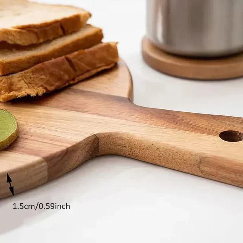 WoodStyle Acacia - Planche Pizza et Service