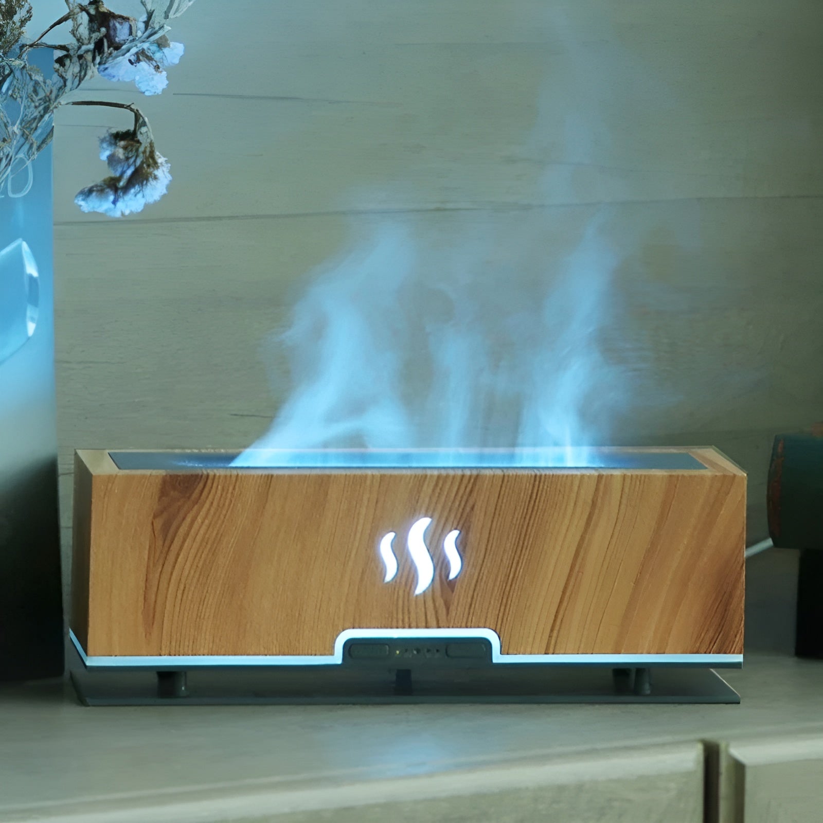 GlowFlame - Diffuseur Arômes Flamme Stylé Maison