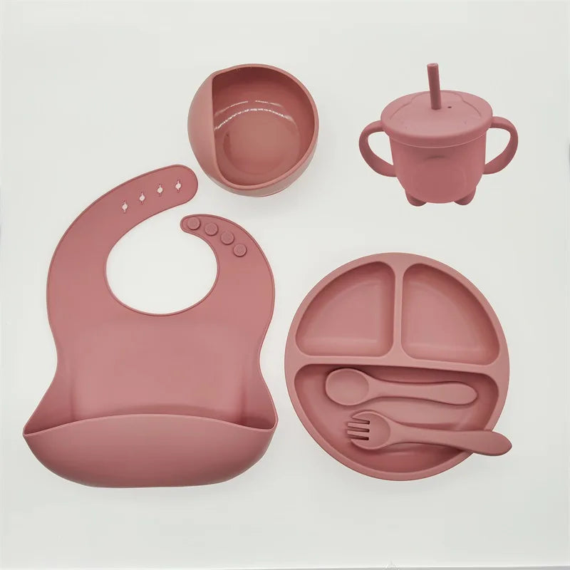 TinyBites - Set Repas Silicone Bébé