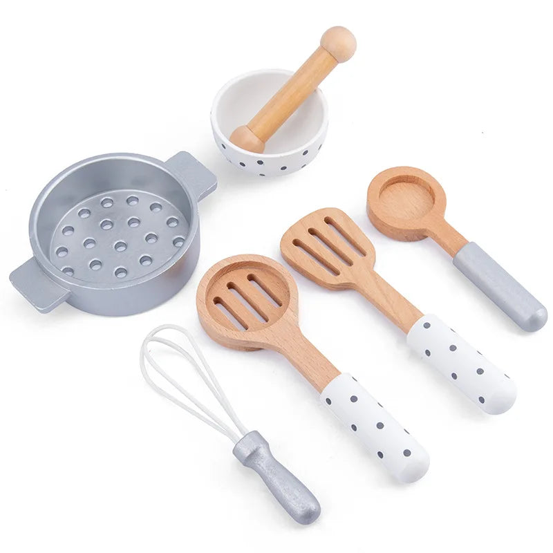 WoodPlay Set – Cuisine en Bois Réaliste pour Enfants