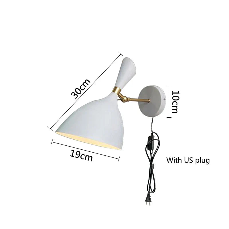 Luminous Haven - Applique Murale LED Industrielle pour Chambre