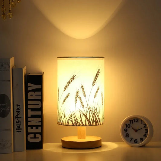 LinoLight Lampe – Lampe de Table en Lin LED | Éclairage Doux & Design Naturel