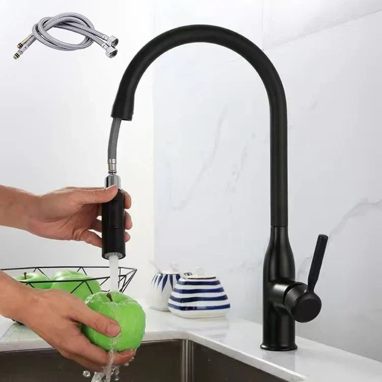 AquaStream Luxe - Robinet de Cuisine Réglable avec Douchette
