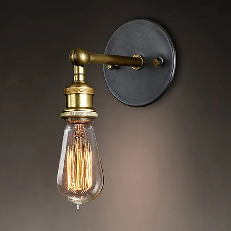 RetroAngle Light - Applique Murale Industrielle Réglable au Style Vintage