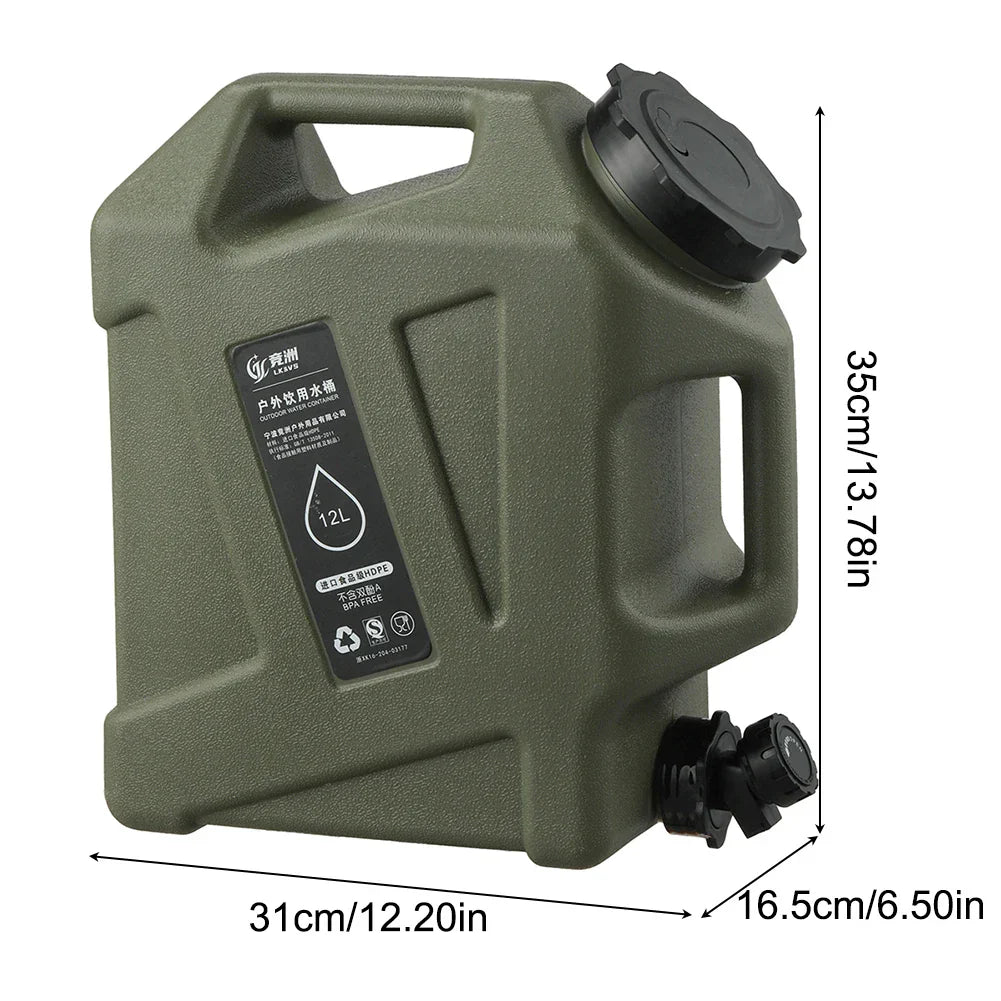 AquaTrek – Conteneur d'Eau Portable 12L Stylé