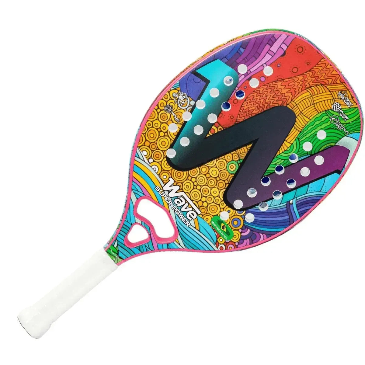 SpinMaster Wave - Raquette de beach tennis en graphite haut de gamme