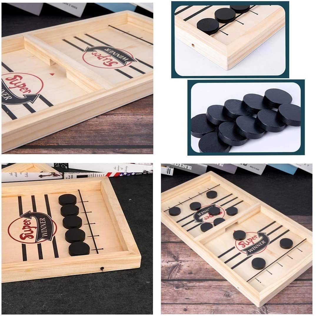 WoodStrike - Hockey de Table en Bois