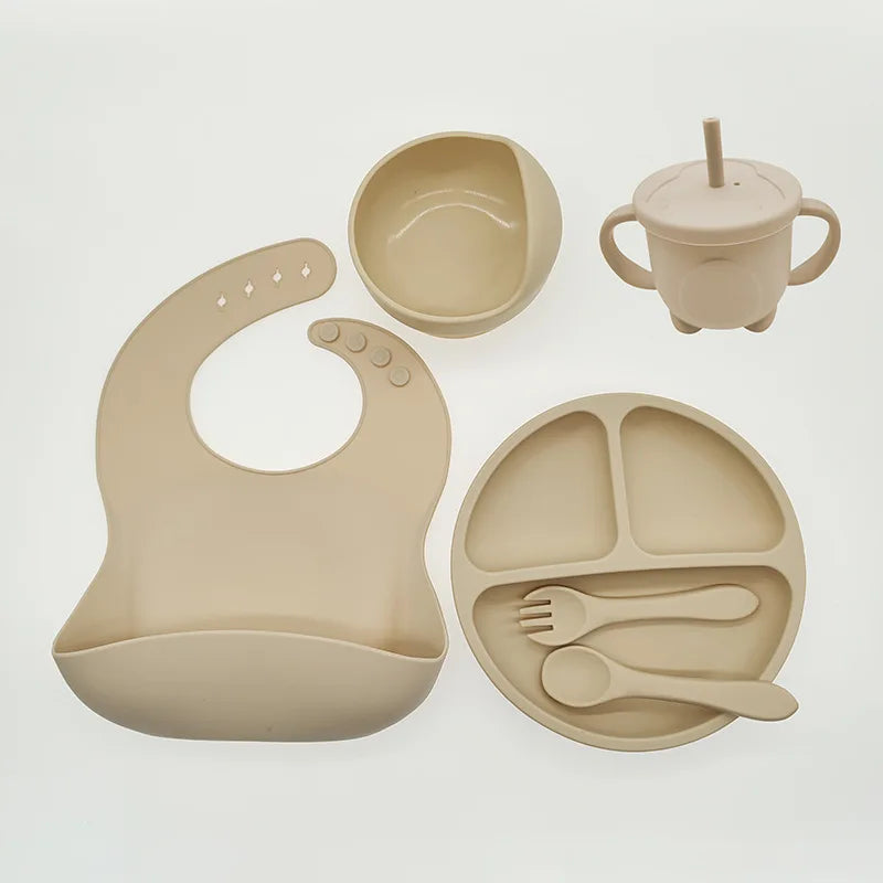 TinyBites - Set Repas Silicone Bébé