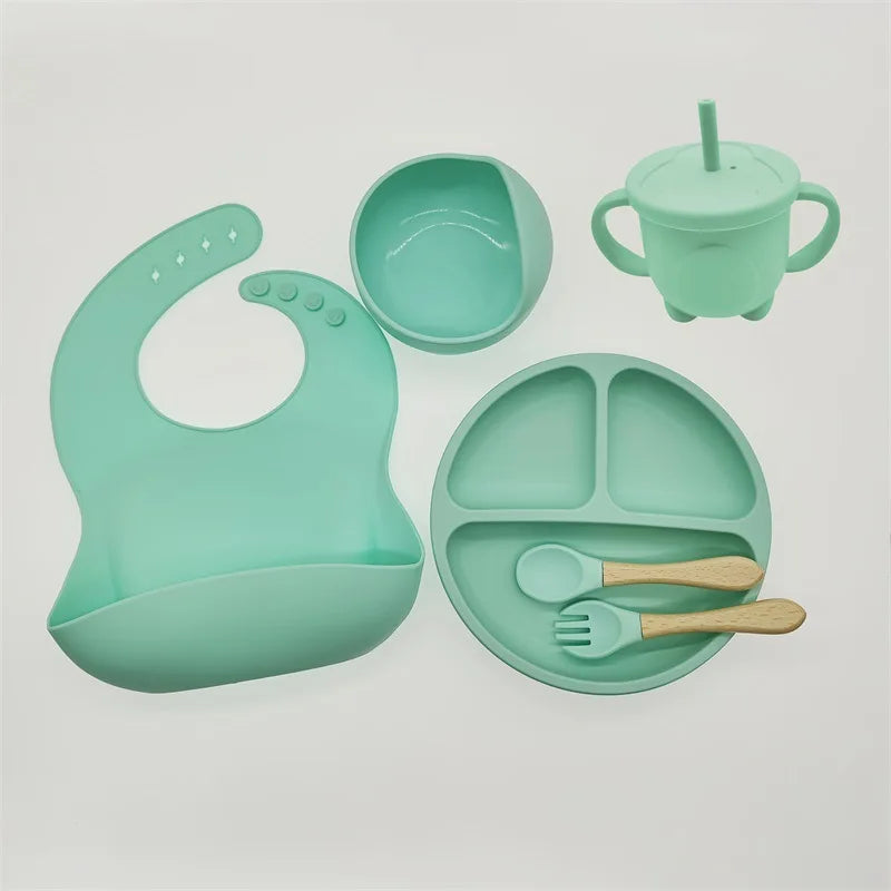 TinyBites - Set Repas Silicone Bébé