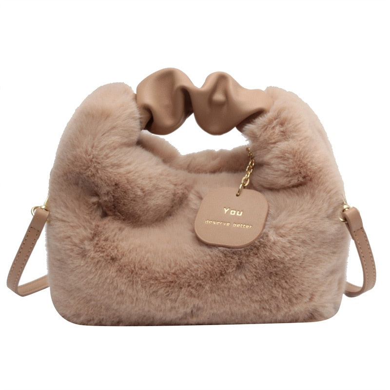FluffyBag - Joli Sac à Main Doux et Câlin
