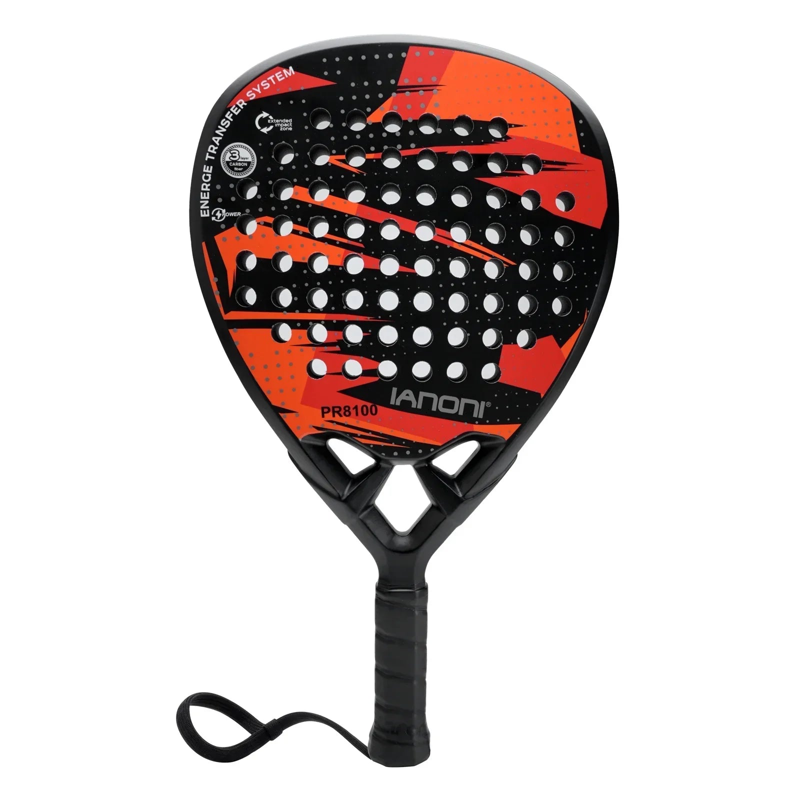 PadelProFlex - Raquette de padel en fibre de carbone à noyau EVA