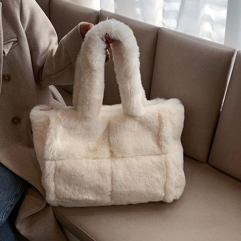 Pipa Plush Bag – Sac Femme Confortable Hivernal