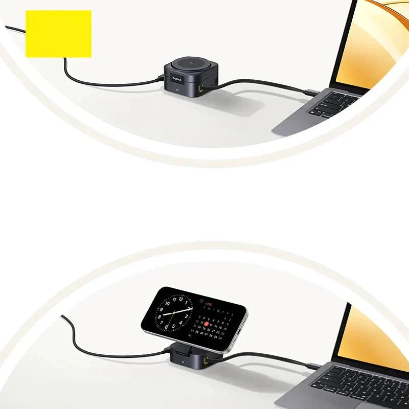 PowerCharge Hub - Station de charge rapide 67W pour ordinateur portable et smartphone