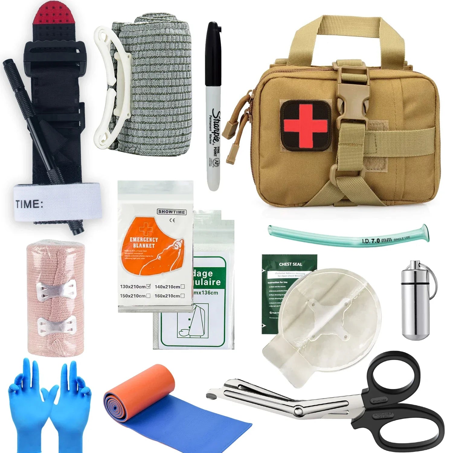 MedShield - Kit Trauma Premiers Secours Complet