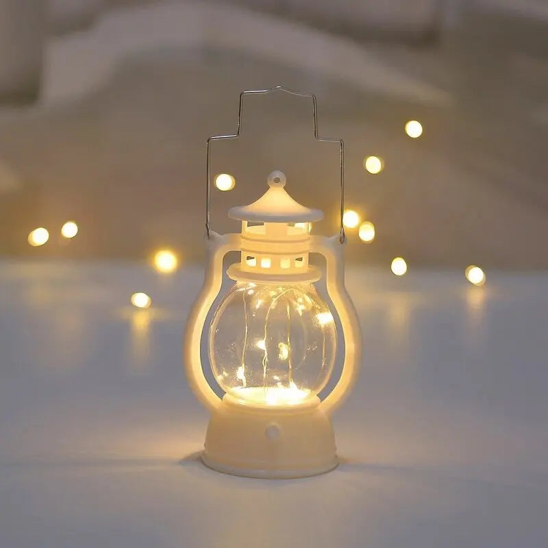Nostalgic Glow Lantern - Lanterne LED Vintage pour l'Intérieur et l'Extérieur