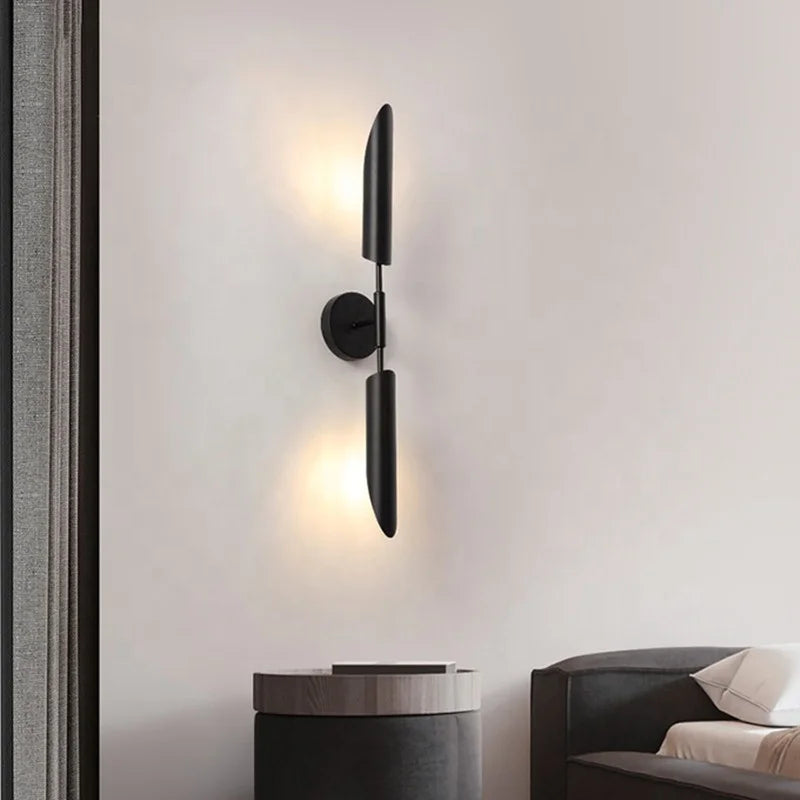 LuxeGlam - Applique Murale Industrielle Dorée pour Maison et Hôtel