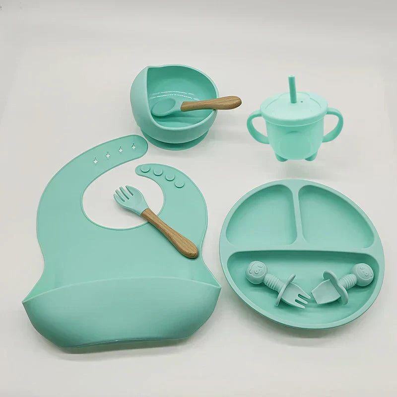 TinyBites - Set Repas Silicone Bébé