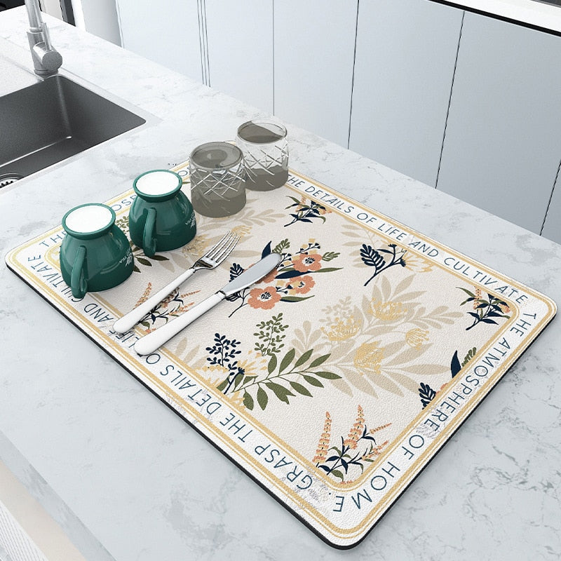 AbsorpTowel Mat - Antidérapant Ultra-Absorbant Stylé