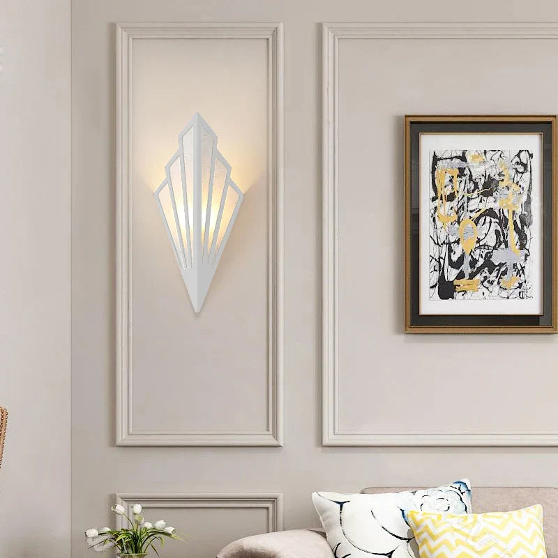 NordicGlow - Applique murale LED au design scandinave pour salon et chambre