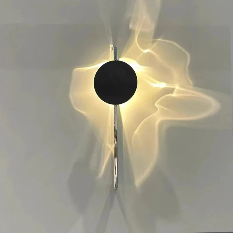 RippleGlow - Applique Murale Rotative de Luxe pour le Salon