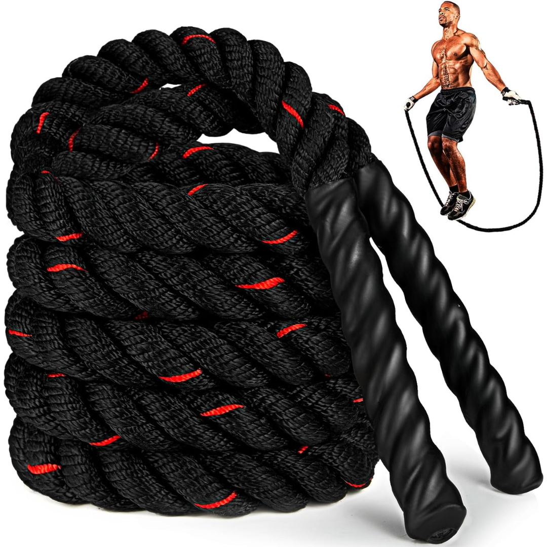 PowerJump - Corde à Sauter Lourde Réglable pour Sport