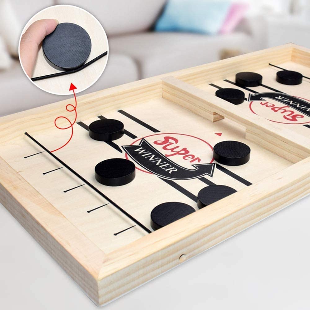 WoodStrike - Hockey de Table en Bois