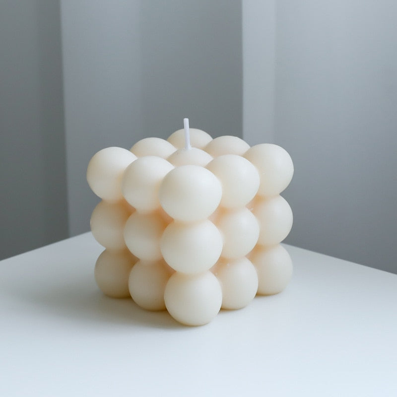 BubbleGlow Candle - Bougie Tendance pour Intérieur