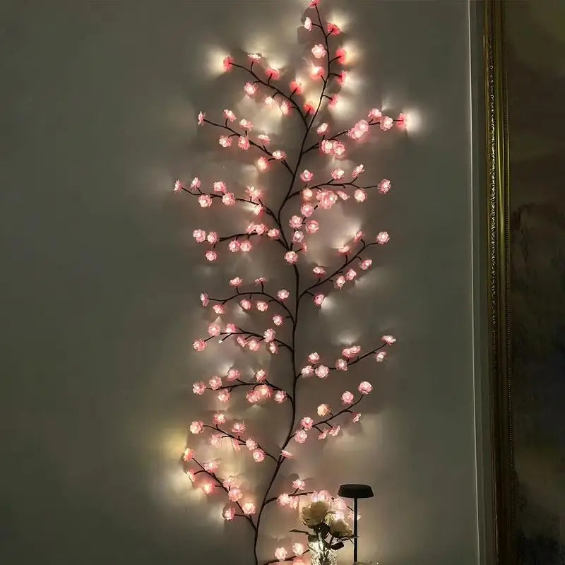 SakuraGlow Lights - Guirlande lumineuse LED fleurs de cerisier