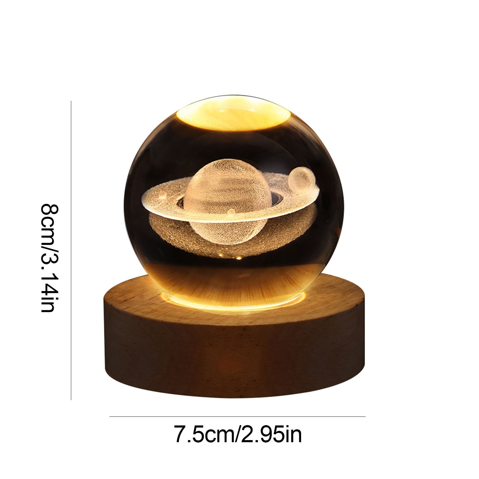 Crystal Light Ball – Sphère Lumineuse Enchantée Maison