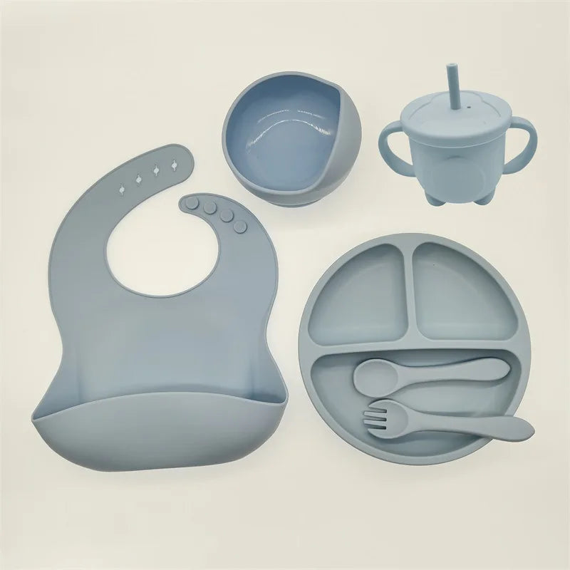 TinyBites - Set Repas Silicone Bébé