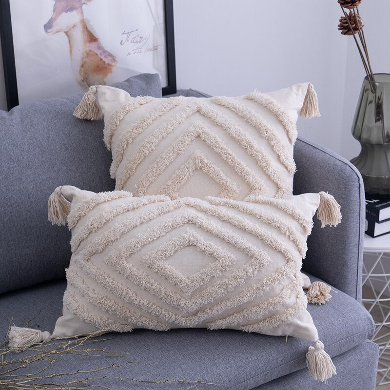 BohoVibes Pillow Covers – Style Ibiza pour Maison