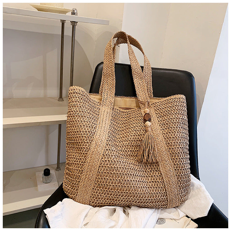 Sac à Main Femme Écologique en Rotin Durable avec Design Élégant | Pratique et Spacieux pour Toutes les Occasions 1