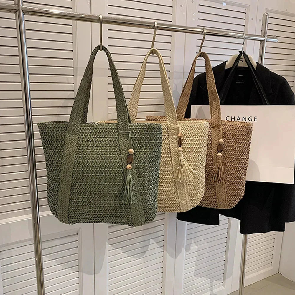 Sac à Main Femme Écologique en Rotin Durable avec Design Élégant | Pratique et Spacieux pour Toutes les Occasions 2