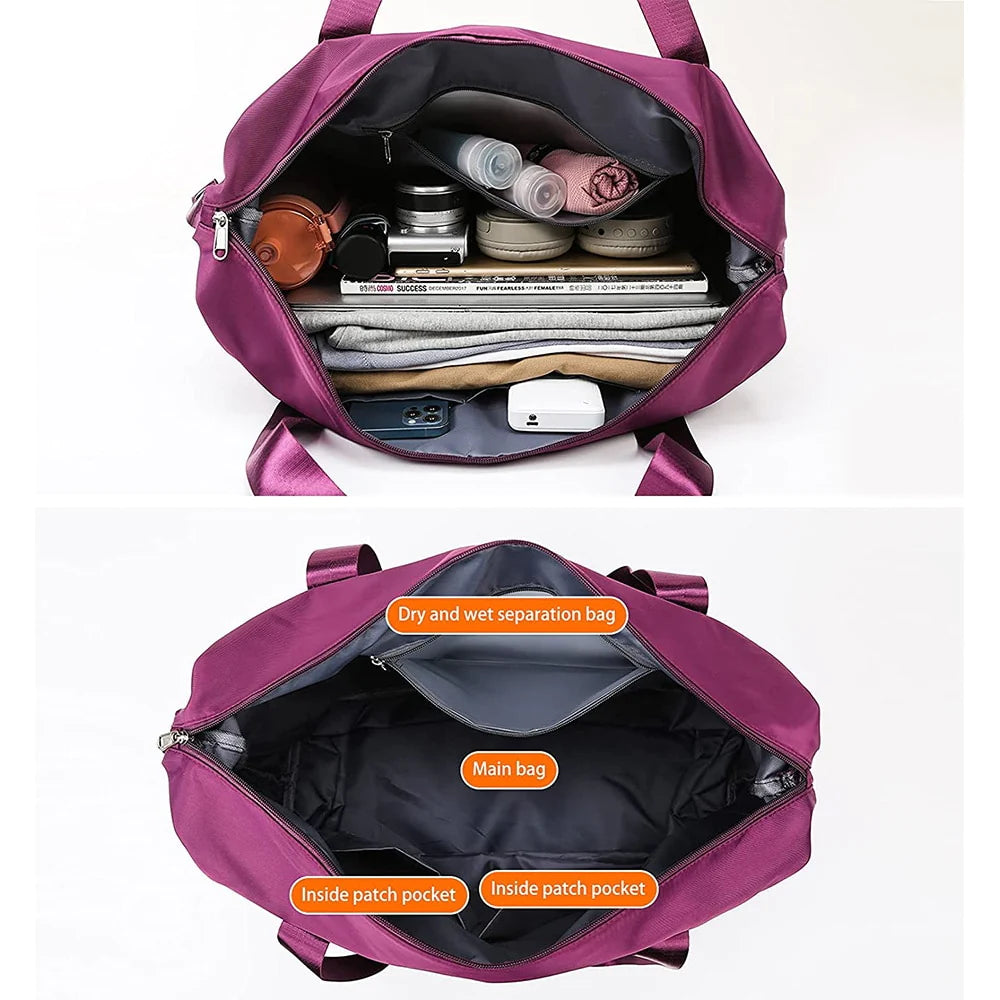 Sac de Voyage Pliable | Sac de Voyage Homme avec Grande Capacité et Design Étanche pour Aventures Pratiques 2