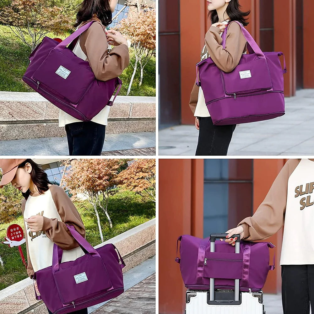 Sac de Voyage Pliable | Sac de Voyage Homme avec Grande Capacité et Design Étanche pour Aventures Pratiques 4