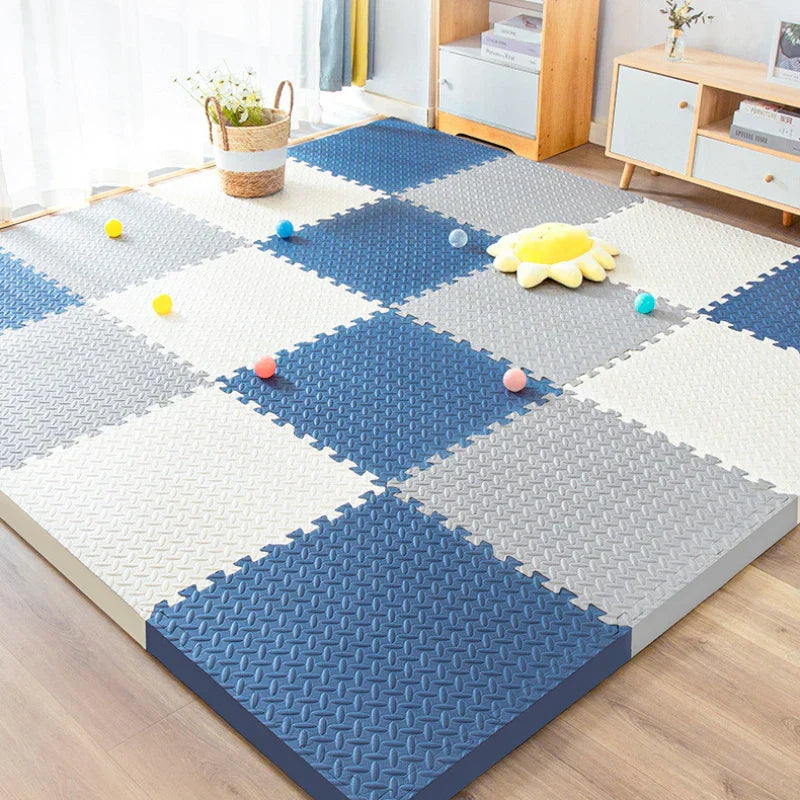 SafePlay | Tapis de Jeu Épais pour Bébés avec Protection Amortissante | Aire de Jeu Flexible et Colorée 12