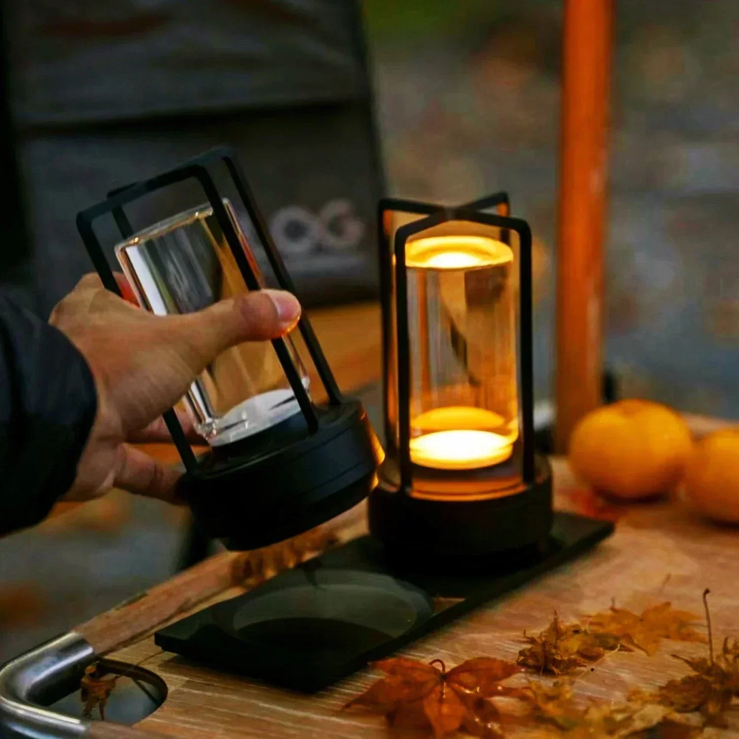 LumenAura - Lanterne LED Sans Fil pour Intérieur et Extérieur