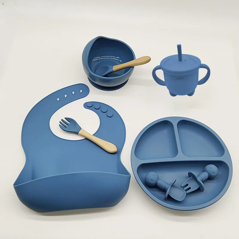 TinyBites - Set Repas Silicone Bébé