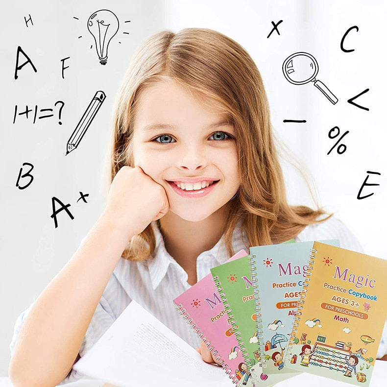 ScribbleJoy Boek – Cahier Écriture Réutilisable