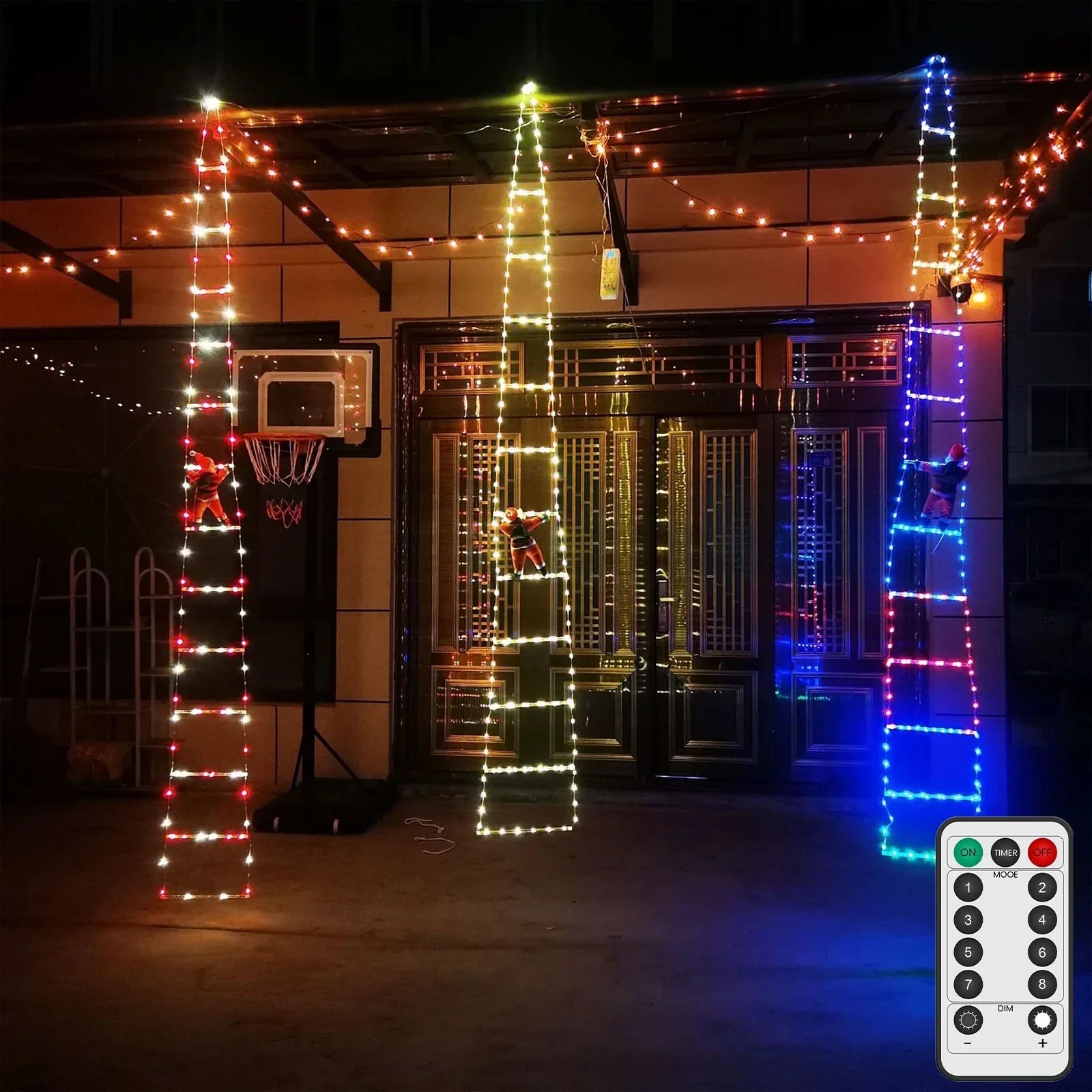 HolidayGlow Lights - Guirlande lumineuse LED de Noel avec telecommande