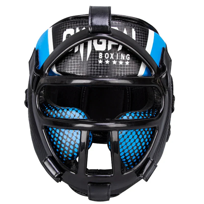 FightGuard - Casque de boxe avec grille faciale