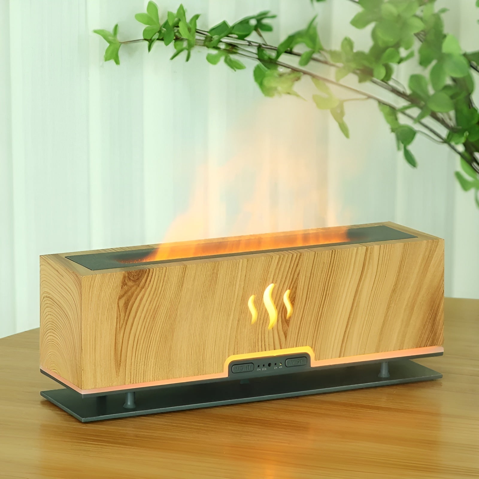 GlowFlame - Diffuseur Arômes Flamme Stylé Maison