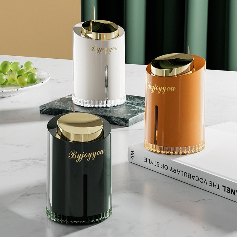 ToothMaster Holder – Cure-Dents Pop-Up Élégants